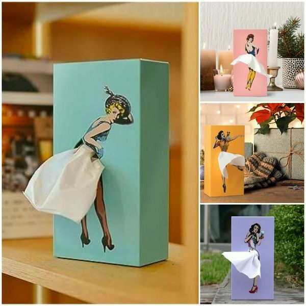 💃Very sturdy - it is weighted on the bottom so you can pull on the tissue ‘skirt’ and it won’t fall over 💃Glad I bought it! It’s unique and cheeky.Literally all my friends are jealous. Loveeeee!!! 😍Get it👉