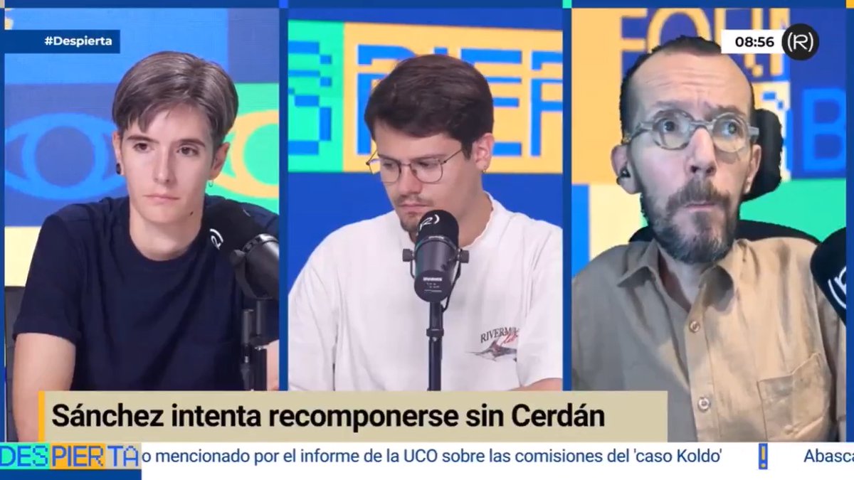 ¿PSOE corrupto o VOX? ¿PSOE que gasta más en armas o VOX? ¿PSOE que no hace nada por la vivienda o VOX? ¿PSOE que comercia con Israel o VOX? 🙄 Pablo Echenique sobre la falsa dicotomía que pretende imponer la progresía mediática 👇 📺 DESPIERTA!