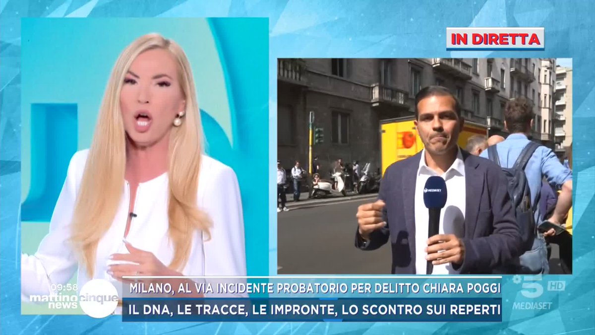 #Garlasco, Analisi dell'impronta sul muro nella casa di Chiara Poggi #Mattino5