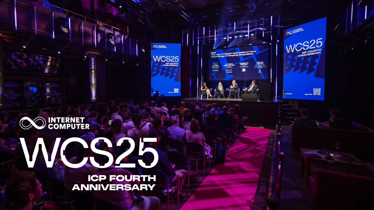 🎉 WCS25 was a milestone for the Internet Computer 1,000+ builders. 50+ speakers. Big ideas. 🌐 We launched the ICP Alliance to shape the next web 💡 We previewed the future with a live demo of Caffeine → Join the movement: → Apply for early access: