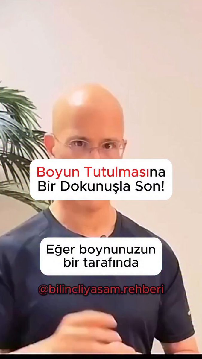 Boynumuz tutulduğunda hızlı çözümü varmış..