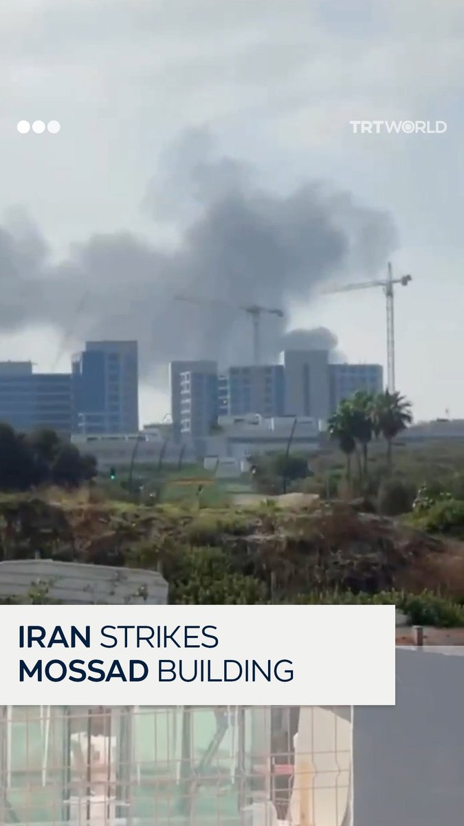Iran reportedly hit the Mossad intelligence unit 8200 in Herzliya with ballistic missiles on the fifth day of the conflict with Israel