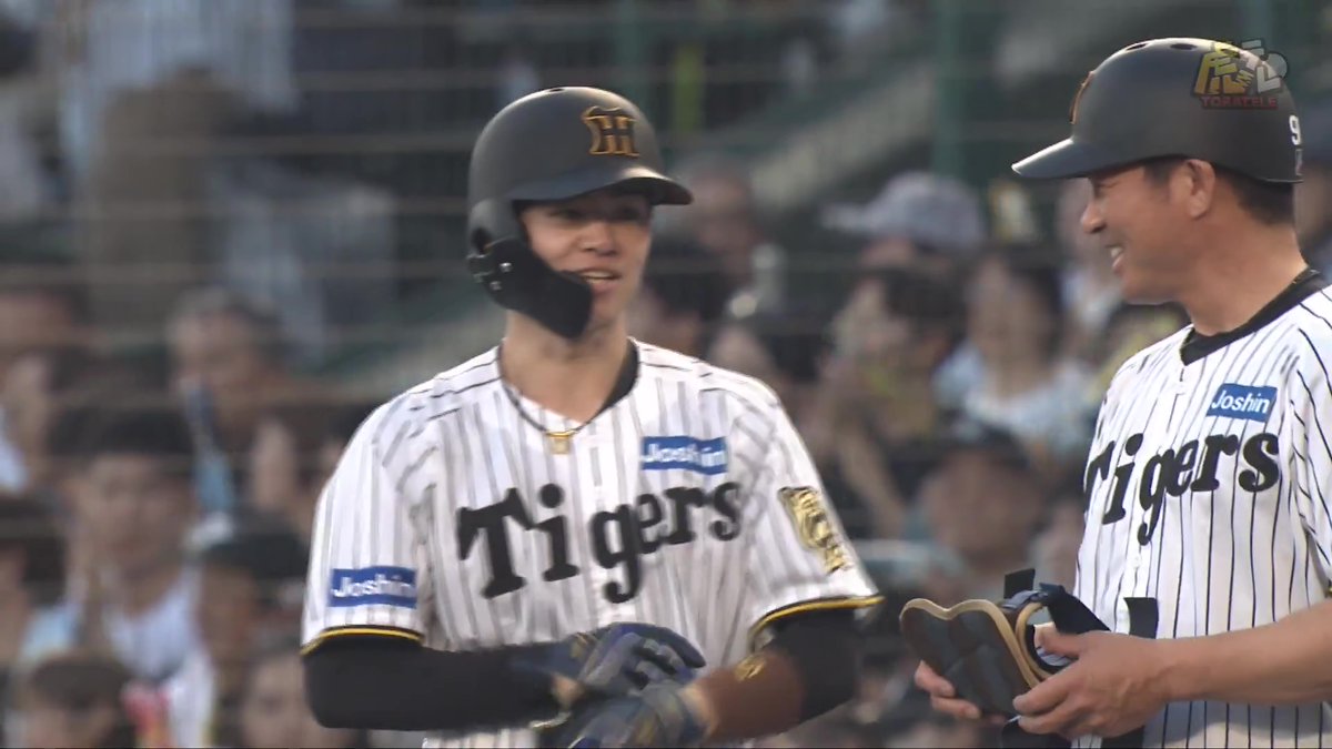 3回裏、中野選手がセンター先制タイムリーヒット!#鼓動を鳴らせ_虎道を進め