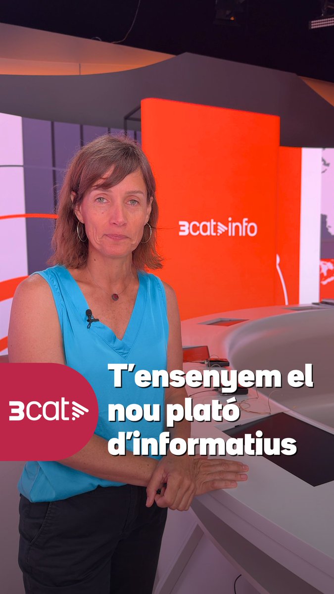 Així és el nou plató d’informatius de 3Cat! ⚡ Una visita guiada pel nou espai, amb Raquel Sans. #Som3Cat