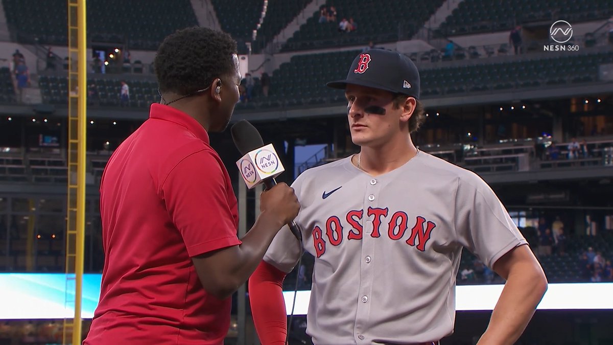 The face of the Boston Red Sox, Roman Anthony: "We're rolling right now…Winnings fun."