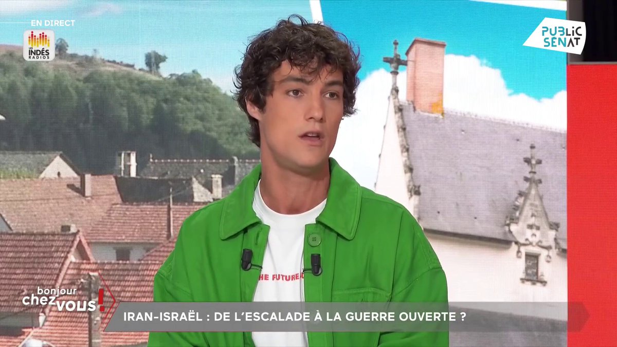 « Il n’en demeure pas moins que l’Iran est aujourd’hui signataire du traité de non-prolifération, contrairement à Israël qui a obtenu l’arme nucléaire en dehors de toutes normes internationales » assure Pablo Pillaud-Vivien, Rédacteur en chef de la revue Regards. #BonjourChezVous