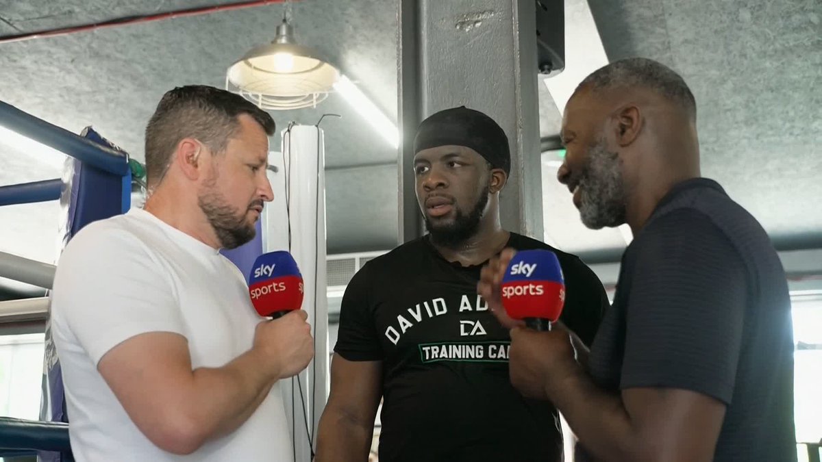 David Adeleye on his upcoming heavyweight clash with Filip Hrgovic 🗣️