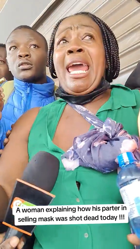 This lady is traumatized. You can feel the grief in her voice
