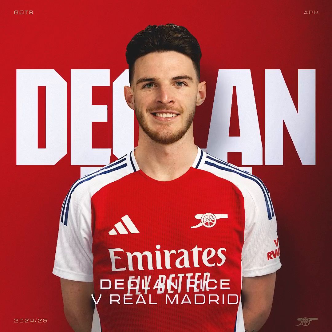 🥁 Introducing our Goal of the Season winner... Declan Rice, for his second free-kick against Real Madrid 🎯 🤝 @Emirates