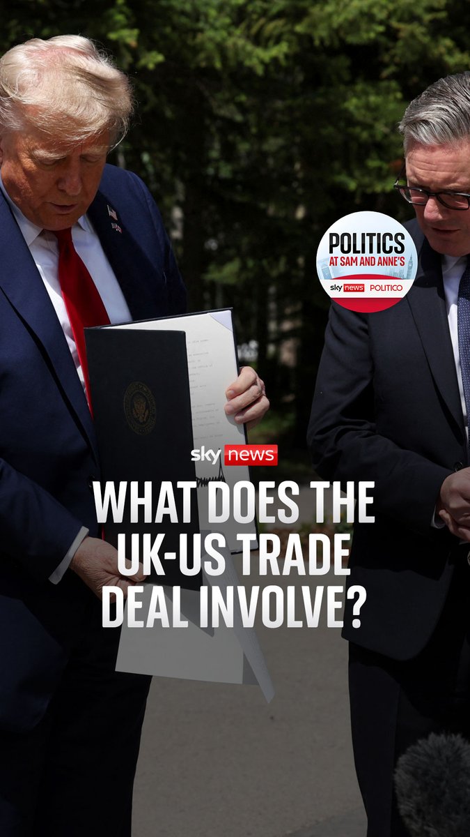 Donald Trump leaves the G7 summit early, hinting at "something big" - but what does it mean for Middle East diplomacy? On Politics at Sam and Anne's, Sam Coates Sky and @AnneMcElvoy unpack the fallout, and discuss the UK-US trade deal. 🎧 Listen here 👉