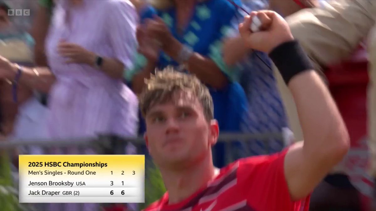 Jack Draper is through to the last 16 of Queen's with ease 💪