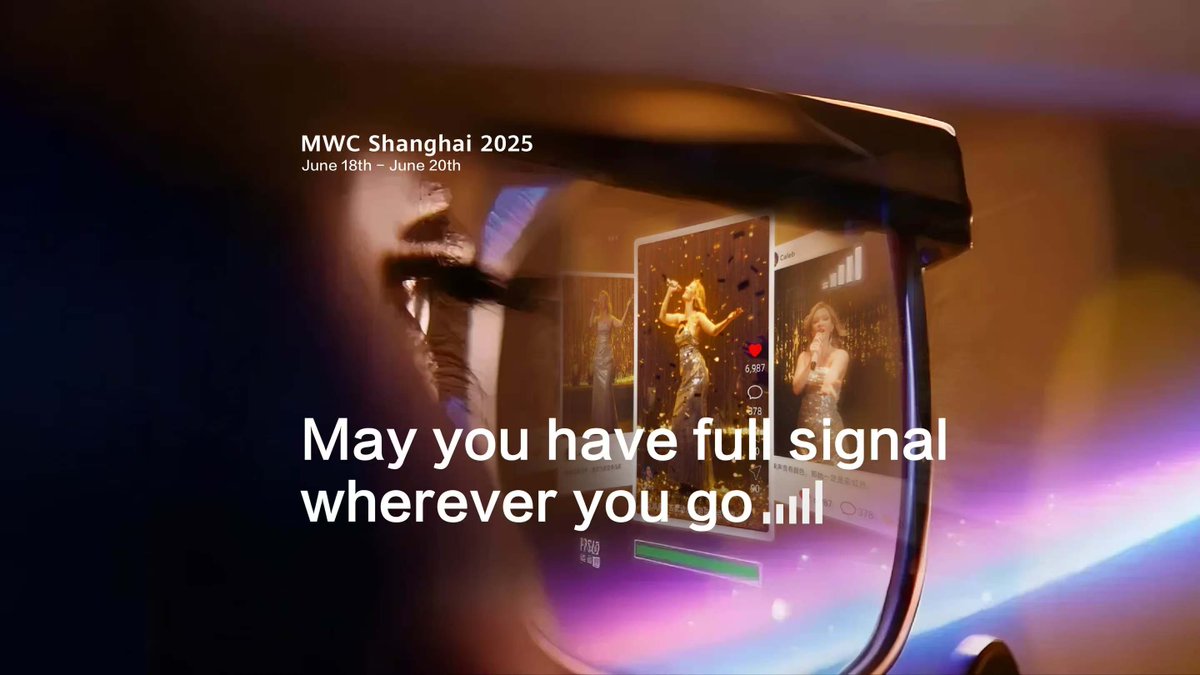 From high-speed rail to smart homes, intelligent technology enhances and warms every moment. 5G-A×AI powers next-level experiences through ubiquitous connectivity. Join #Huawei #MWC25 Shanghai (June 18–20) to seize AI opportunities. Explore 5G-A×AI services, discover new business models, and experience cutting-edge technologies. Let's accelerate the journey toward an intelligent world! #5GAdvanced