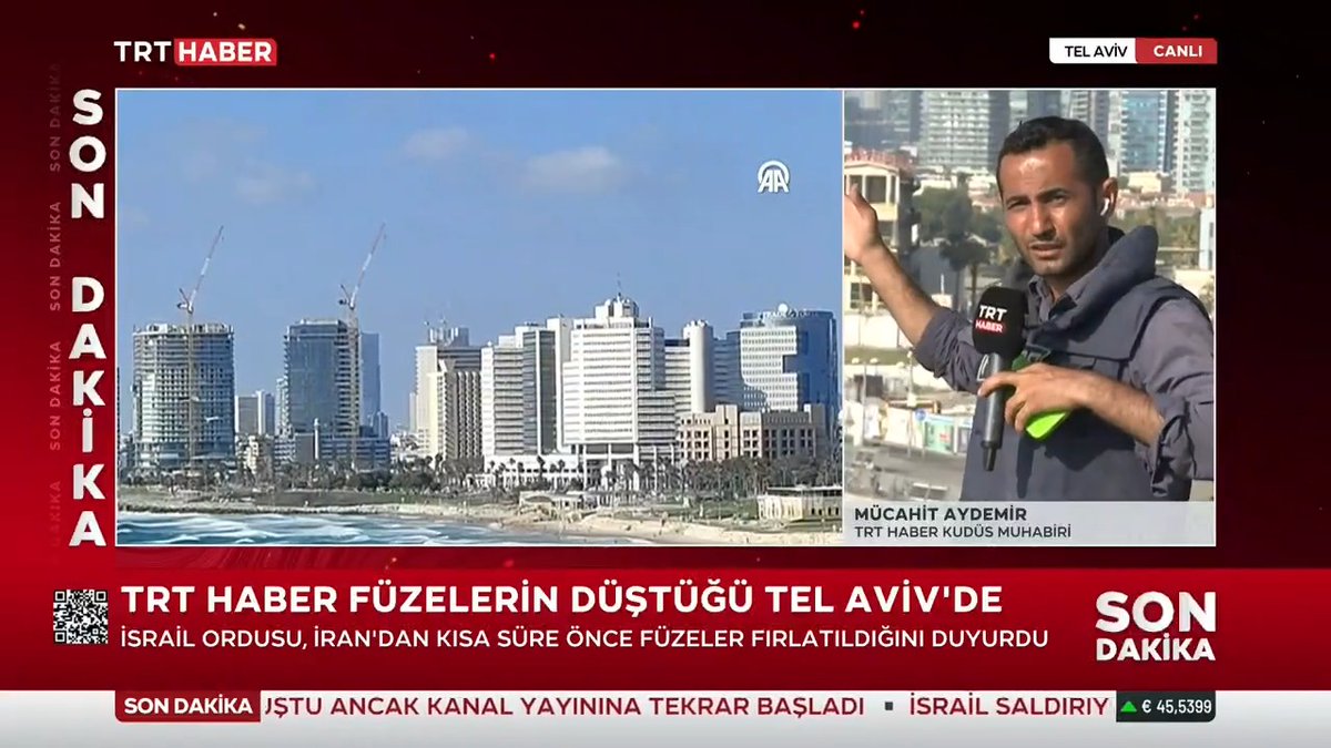 Tel Aviv’de yine sirenler çaldı. İran, İsrail’e yeni misilleme saldırısı düzenledi. TRT Haber, bölgeden son durumu aktardı.