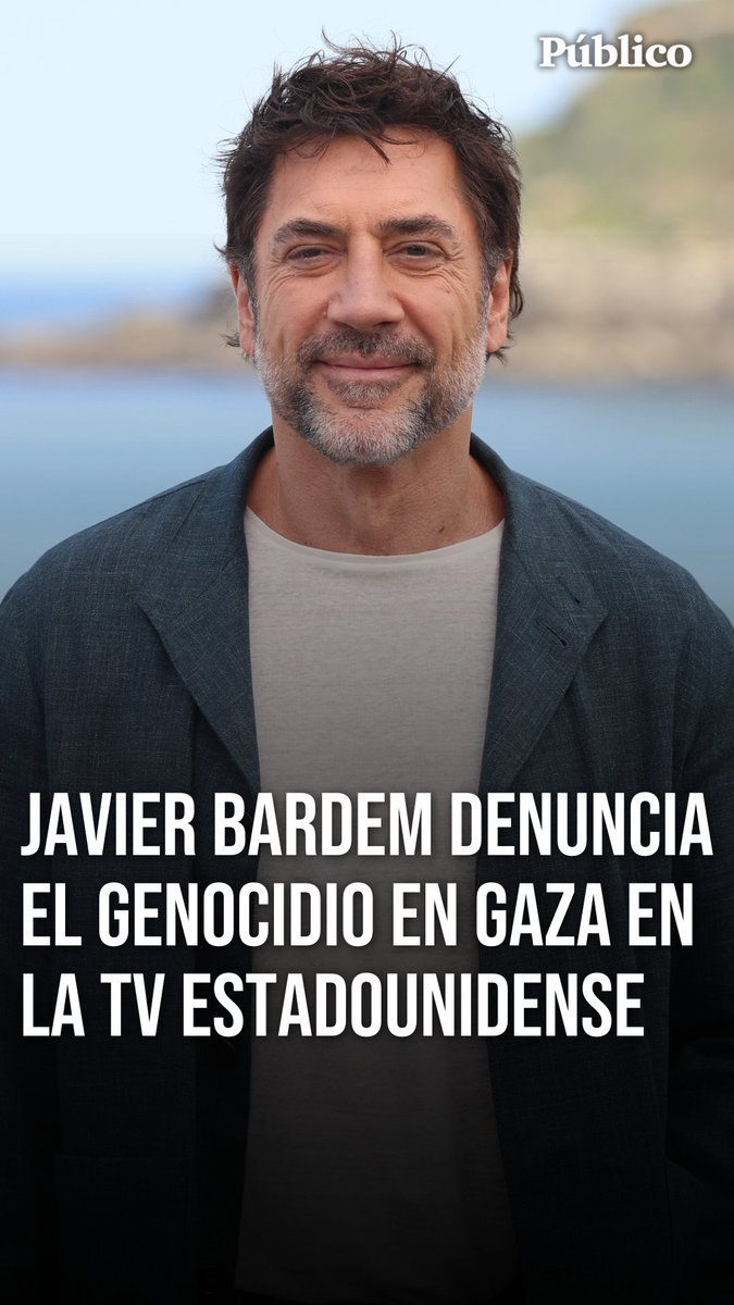 🎥 Javier Bardem denuncia en la televisión estadounidense el genocidio israelí contra el pueblo palestino