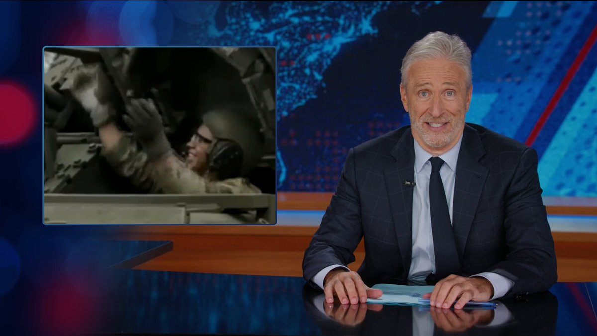 Jon Stewart on how Trump's military parade left all the MAGA VIPs "bored out of their f**king minds"