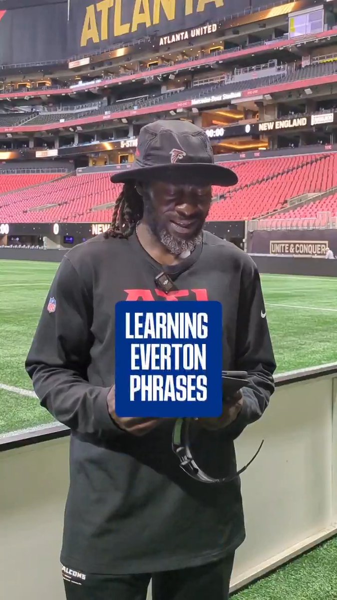 "Sidibé, it's your man!" 😲 During our recent visit to Mercedes-Benz Stadium, we challenged former Atlanta Falcons RB Jerious Norwood to guess the meanings of Scouse phrases... 🙌 Everton in the USA | Premier League USA