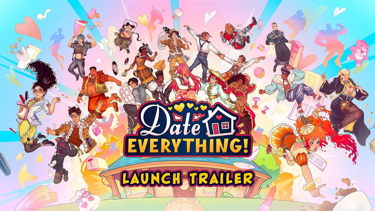 Finally, the package you’ve been waiting for has arrived! 📦👓 🥰 Sandbox dating sim 😍 100 dateable characters 🔥 Fully voice-acted 🏡 Set in your own home 🎙️ An ENORMOUS cast It’s time to Date Everything! 💝
