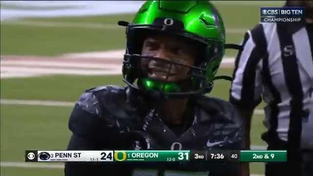 Touchdown, Ducks‼️ Here's each of @OregonFootball's 6️⃣ TDs in the 2024 Big Ten Conference title game 👇 #TouchdownTuesday x #B1GFootball