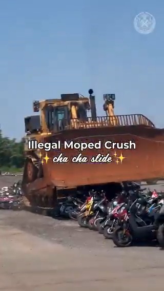Getting 100,000 illegal vehicles off our streets since coming into office is a reason to cha cha real smooth.