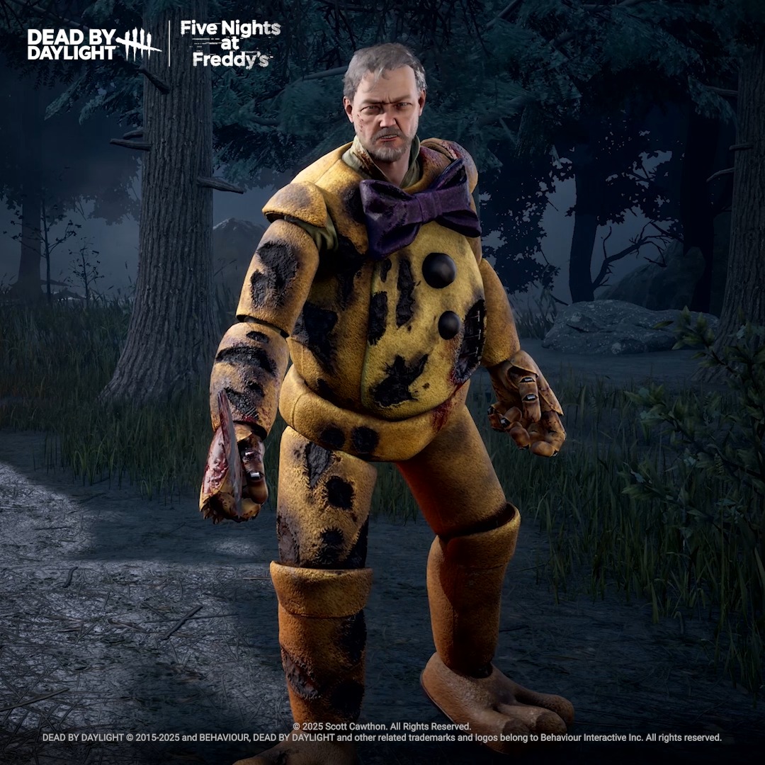 Who wants to play? ๐ช The Legendary Yellow Rabbit Outfit for Springtrap is now available, with exclusive voice lines from Matthew Lillard.