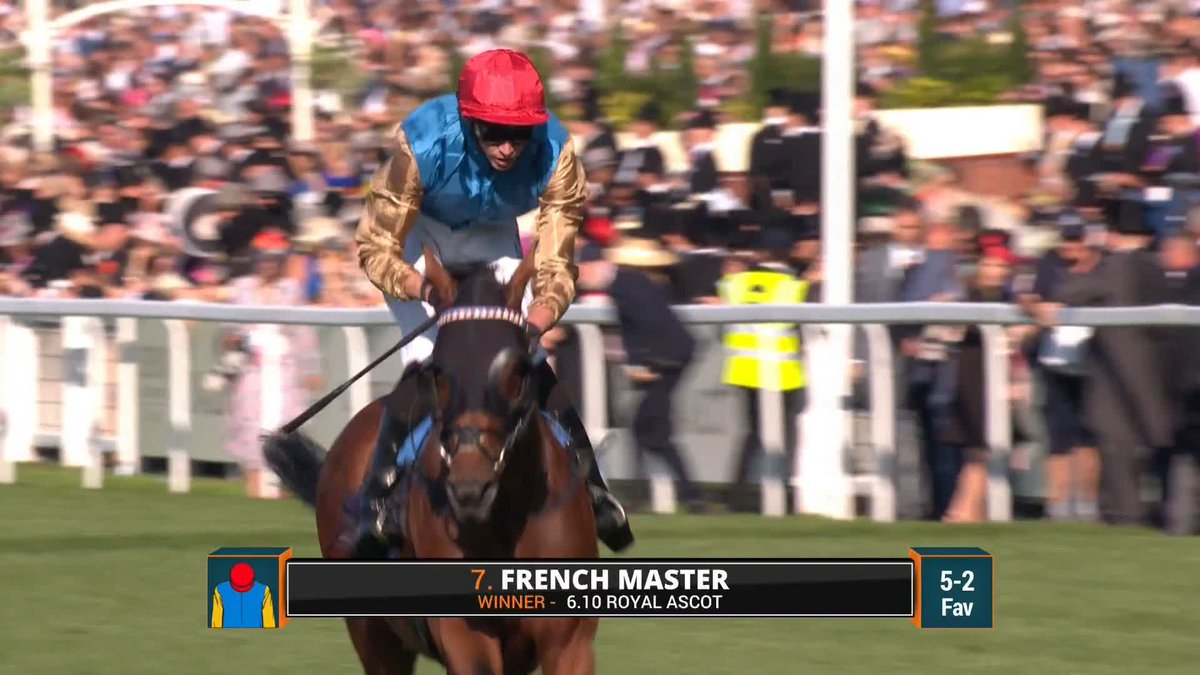 🇫🇷 French Master wins the Copper Horse Stakes 🏆🏆 A double for James Doyle and the Wathnan team #RoyalAscot