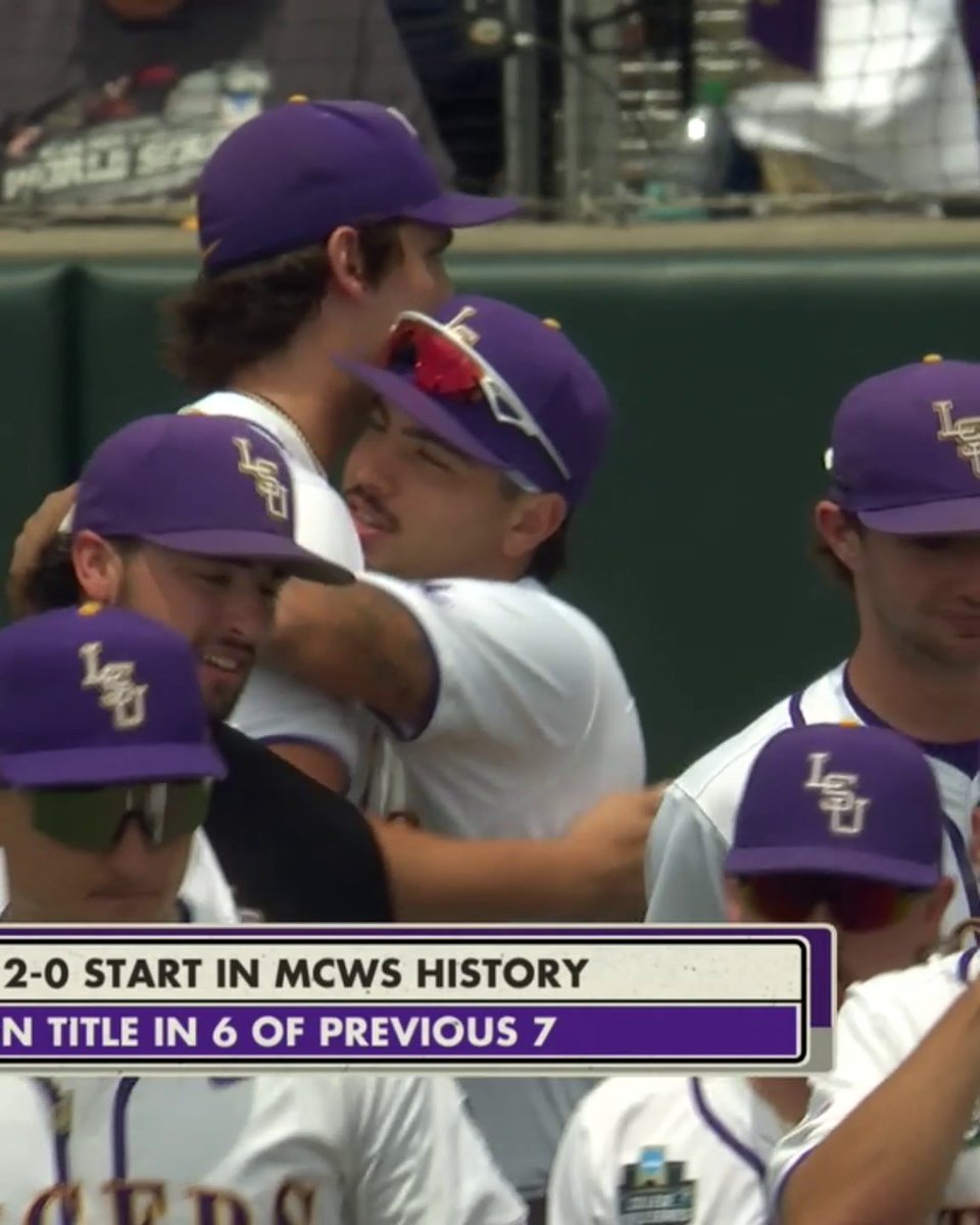 LSU IS 2-0 IN OMAHA 😤 LSU Baseball