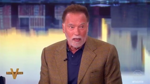 Arnold Schwarzenegger tells us about season two of his show 'FUBAR' and revisits his iconic line from 'The Terminator'!