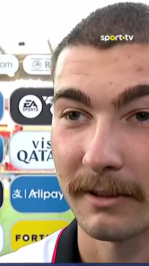 O georgiano Otar Mamageishvili só chegou esta época ao Famalicão mas já conseguiu deixar uma mensagem em português à nossa seleção sub-21. Respect 🫡