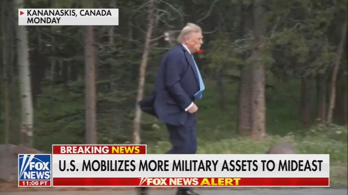 Fox: My colleague Peter Doocy is reporting that the Trump's Director of National Intelligence, Tulsi Gabbard, was not invited to Camp David where intelligence and plans were being discussed. She was on National Guard duty at the time, but US officials say she was never invited in the first place