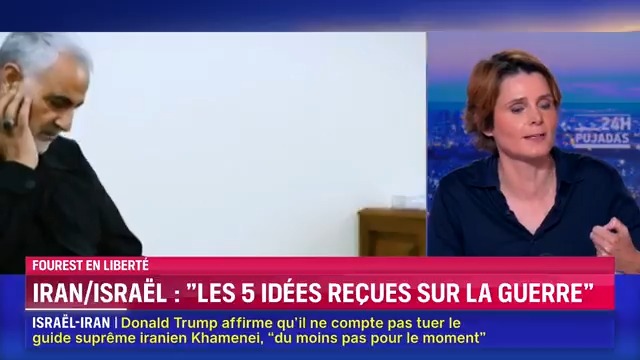 FOUREST EN LIBERTÉ. ▶️#Société - “Iran/Israël, les 5 idées reçues sur la guerre” : “La question de qui est l’agresseur et qui est l’agressé est une question sérieuse et sensible à manier avec beaucoup de précautions.” Caroline Fourest #24hPujadas #LCI #La15 ⤵️