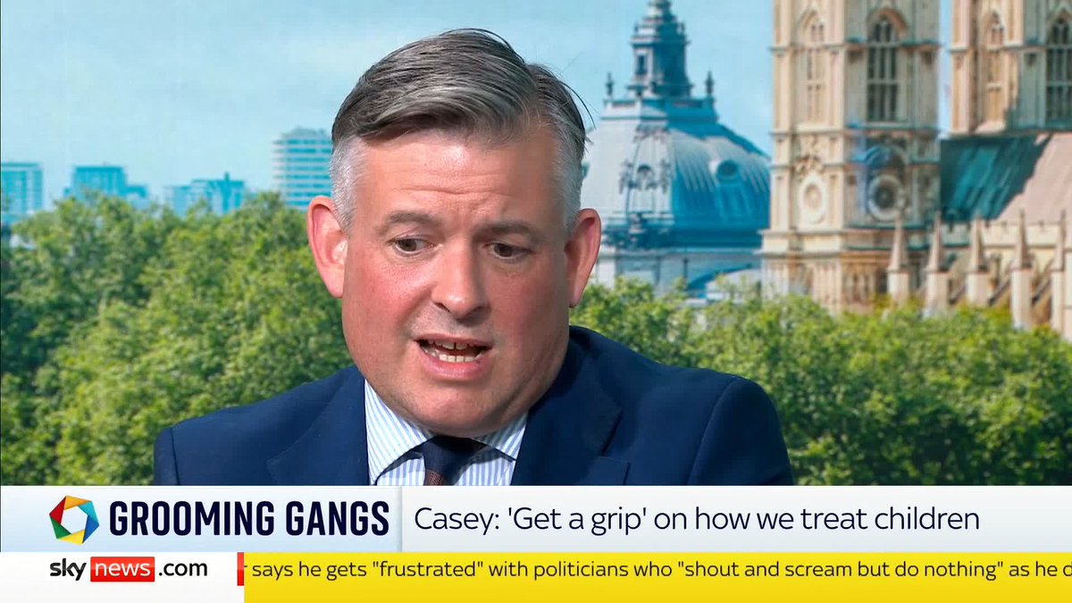 'I just cannot understand how so many working-class girls from poor backgrounds could have been ignored - that is systematic failure.' Jonathan Ashworth speaks about the grooming gangs scandal, and tells Sophy Ridge he thinks there 'should have been a public inquiry sooner'.