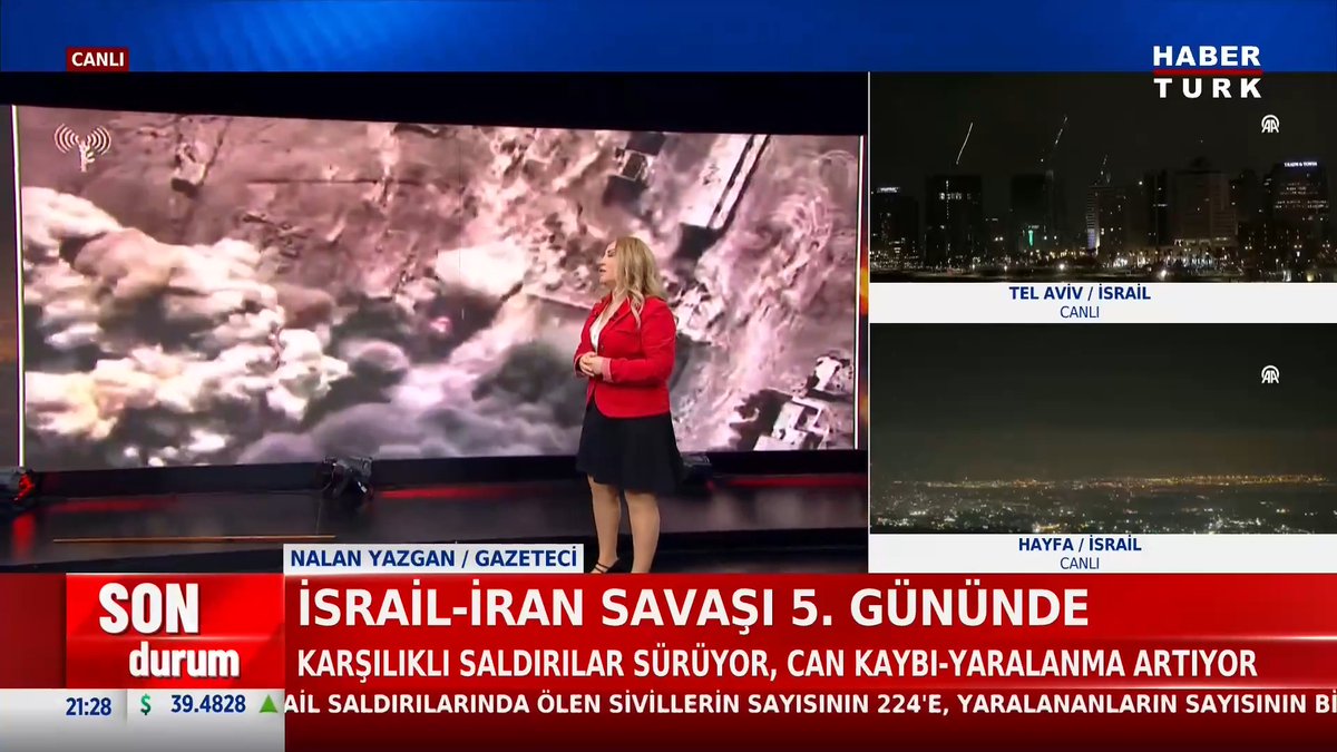 📌İran-İsrail çatışması uzun sürer mi? Gazeteci Nalan Yazgan #OlaylarveGörüşler'de değerlendirdi.