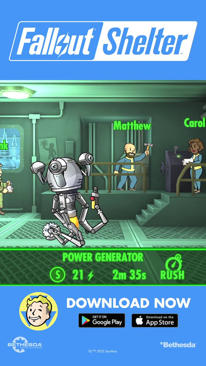 With #FalloutShelter turning 10 this past weekend, we want to know… how are your Vaults holding up after all this time? 👀 Share yours below! 👇