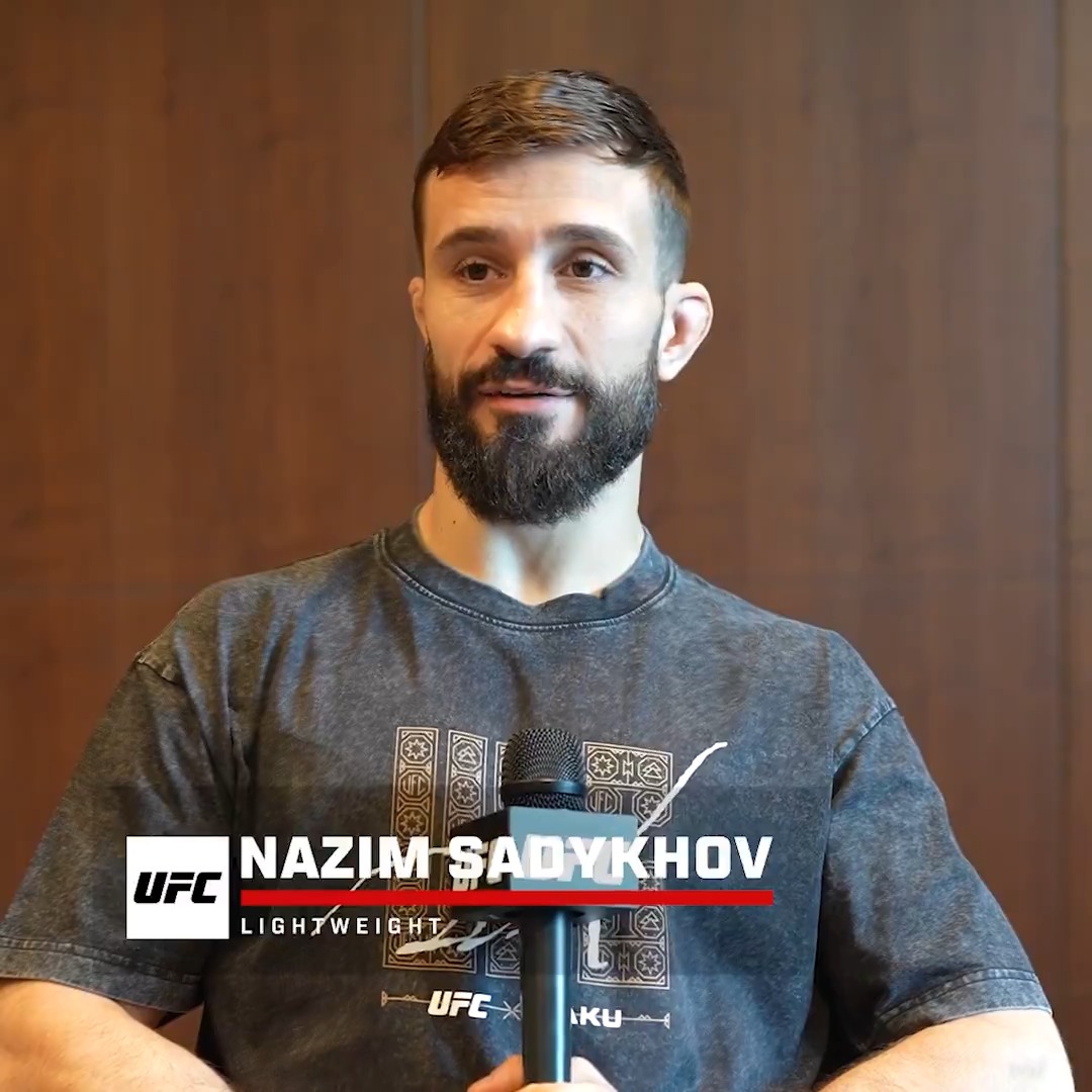 “There will never be a day where I'm not looking for a finish.” Nazim Sadykhov (Nazim Sadykhov) wants to use his performance at #UFCBaku to announce himself as a real force in the lightweight division. Fight by Fight Preview ➡️: