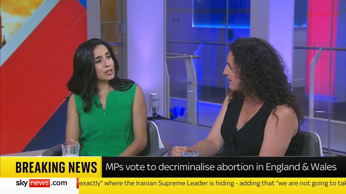 'What you're saying is that I could take pills, cause myself harm, and kill my unborn child up to the point of birth in this country.’ Pro-life campaigner Aisling Goodison reacts to MPs voting in favour to decriminalise abortion at any point up to birth