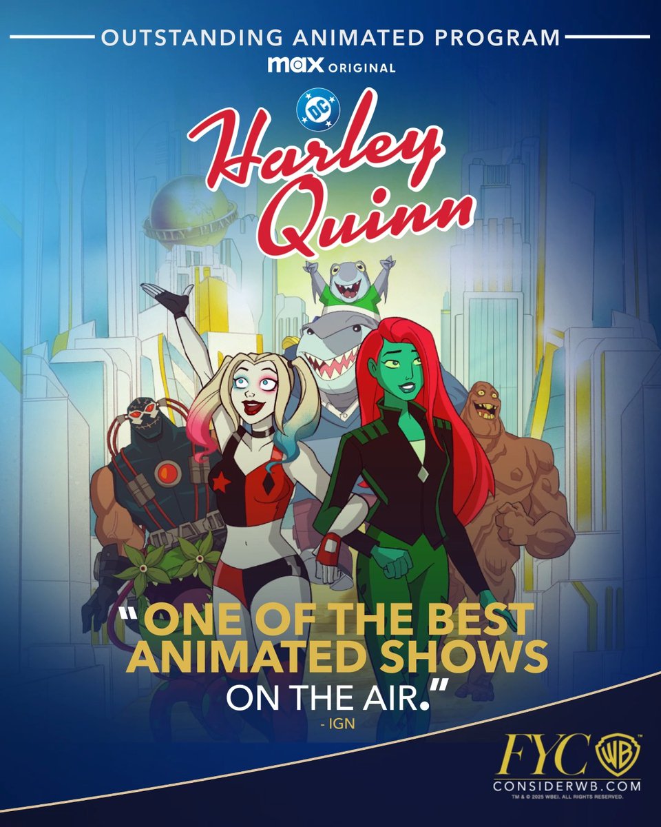 Gotham’s greatest. ❤️💚 #HarleyQuinn for Outstanding Animated Program. #FYC