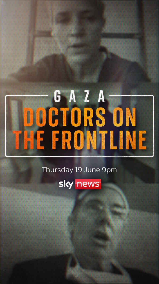 Sky News takes you inside the Gaza hospitals frequently coming under Israeli military fire. Alex Crawford speaks to the doctors working through hell 📺📱 Watch Gaza: Doctors on the Frontline at 9pm on Thursday 19 June
