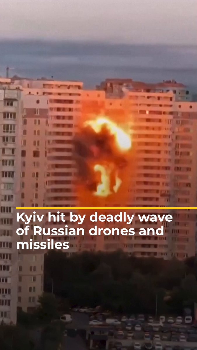 Russia has launched a large-scale drone and missile attack on Ukraine’s Kyiv, killing several people and wounding more than a hundred others according to local officials. Al Jazeera’s AssedBaig has been to one of the attack sites there.