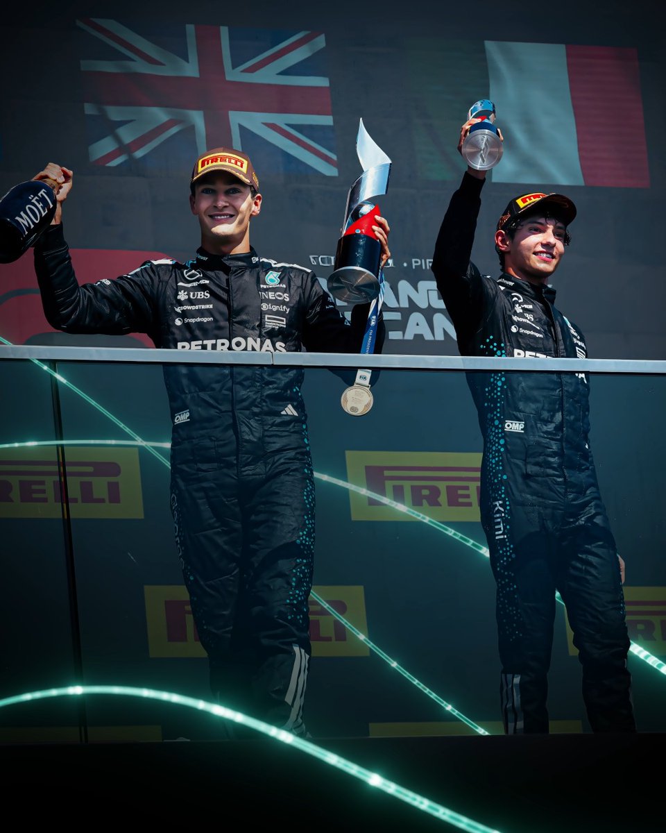 Congrats to George Russell, Kimi Antonelli, and the entire Mercedes-AMG PETRONAS F1 Team Team on taking 1st and 3rd at the Canadian Grand Prix. We’re your #1 fans. #TogetherWeAdvance