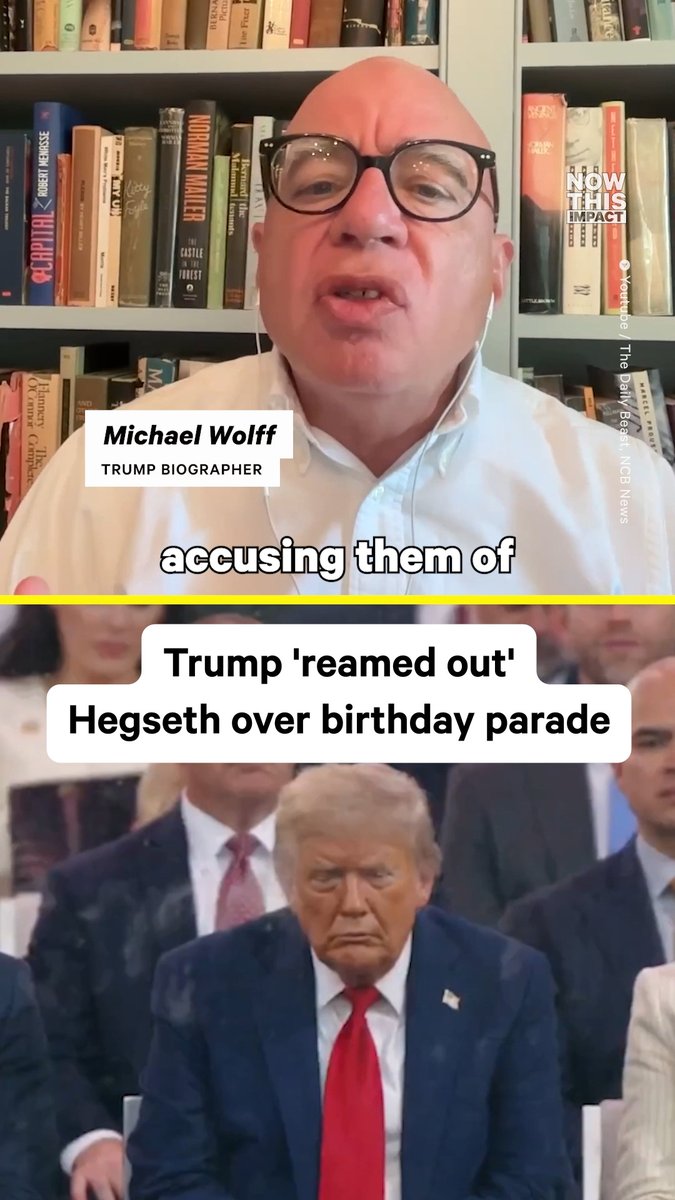Trump is reportedly pissed at the soldiers, and Pete Hegseth over his lackluster birthday parade.