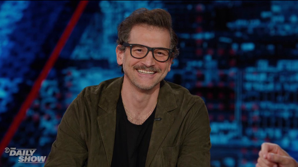 The winner of the Pedro Pascal lookalike contest is also The Daily Show's lighting designer, George Gountas! #AfterTheCut