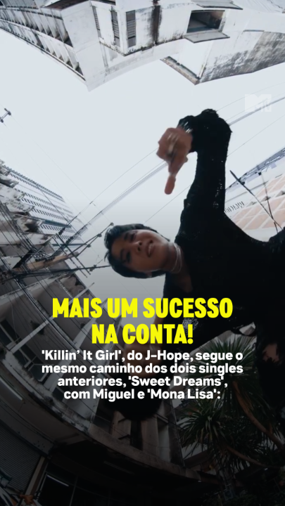 Ai, gente. Sei lá, o J-Hope tem um negócio, né?! 🤧 #MTVMúsica #JHope #BTS