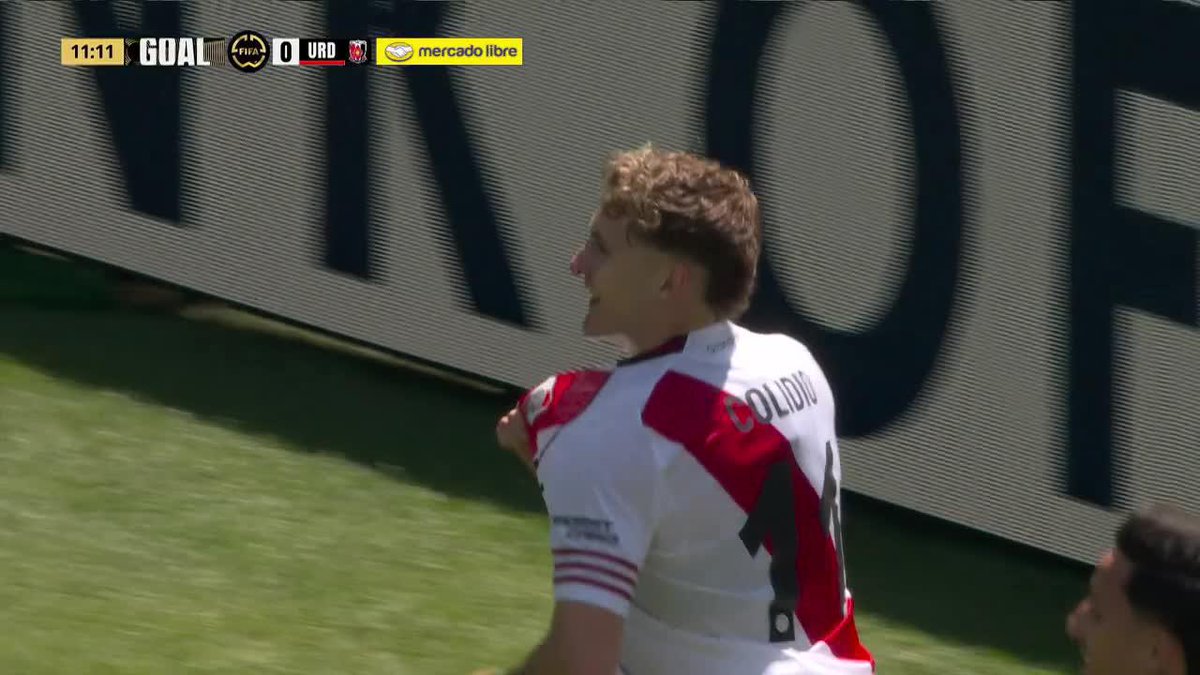 ¡FUE UN GOLAZO DEL MILLONARIO! Franco Mastantuono condujo, Marcos Acuña metió un gran centro y Facundo Colidio conectó el cabezazo letal para marcar el 1-0 de River ante Urawa en el debut. 📺 Mirá los partidos de #DisneyPlus de la #FIFACWC 🏆🌎 en el Plan Premium