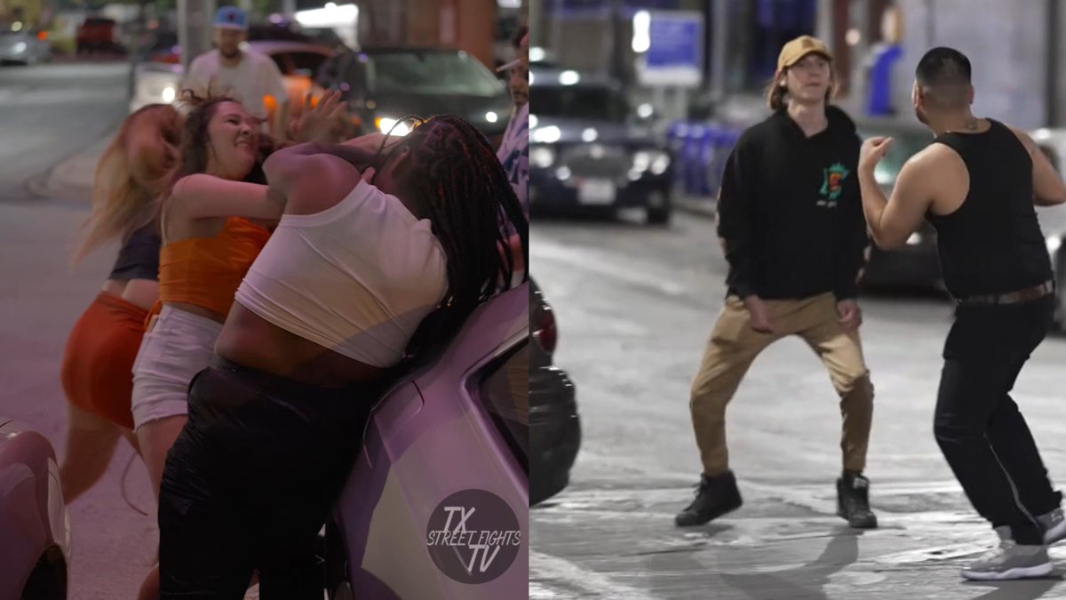 Wild: 2 vs 4 Brawl Downtown ATX #fight #texas