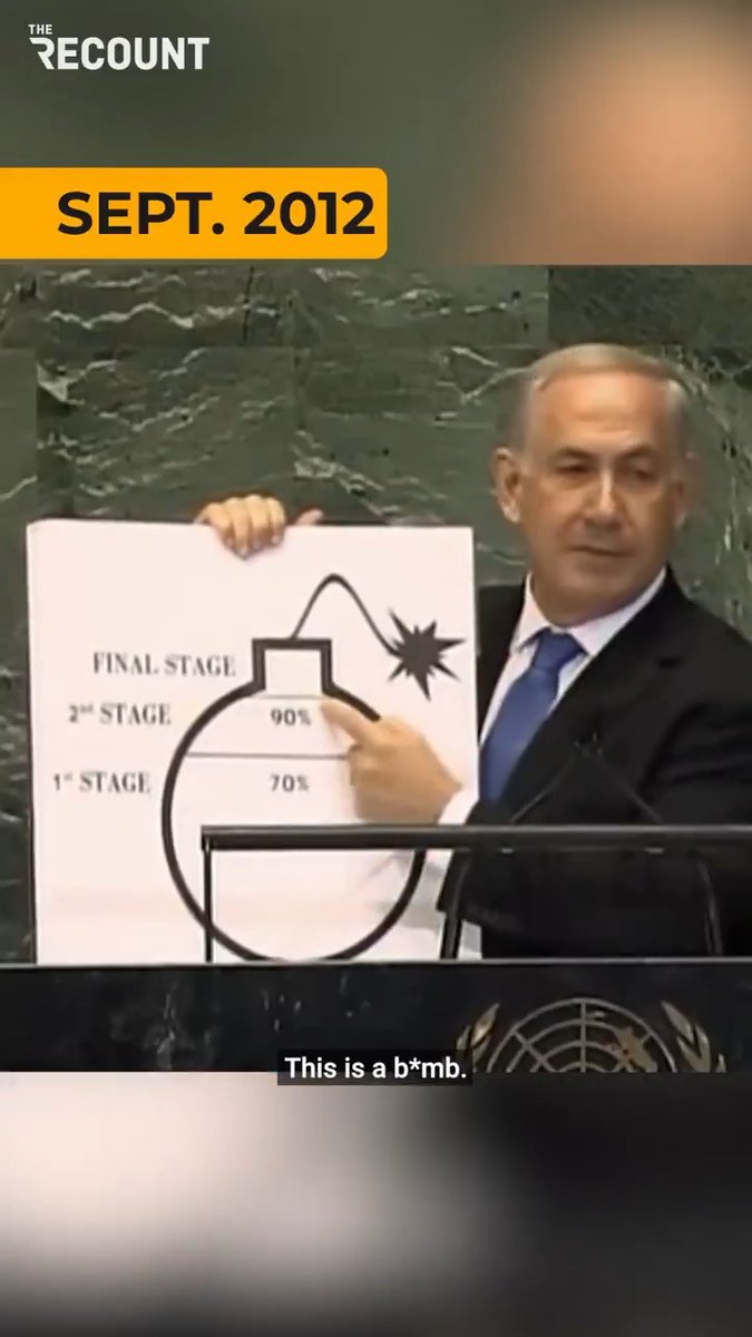According to Netanyahu, Iran has been “a few months” away from making a nuclear bomb … for the past 153 months?