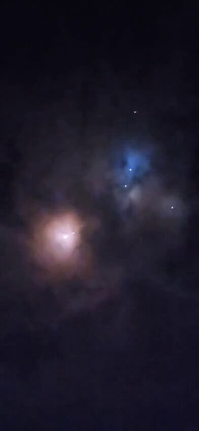 Iranian missiles spotted from the city of Jenin in the West Bank.