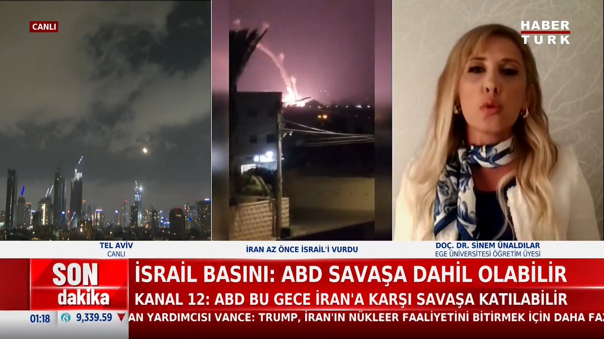 📌ABD'nin İran'da hedefi ne? Akademisyen Doç. Dr. Sinem Ünaldılar #HaberBülteni'nde değerlendirdi.
