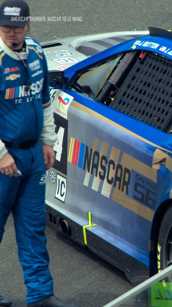 That all-American V8 engine has a signature roar. Watch NASCAR to Le Mans presented by Goodyear Racing, available now on the NASCAR Channel and YouTube.