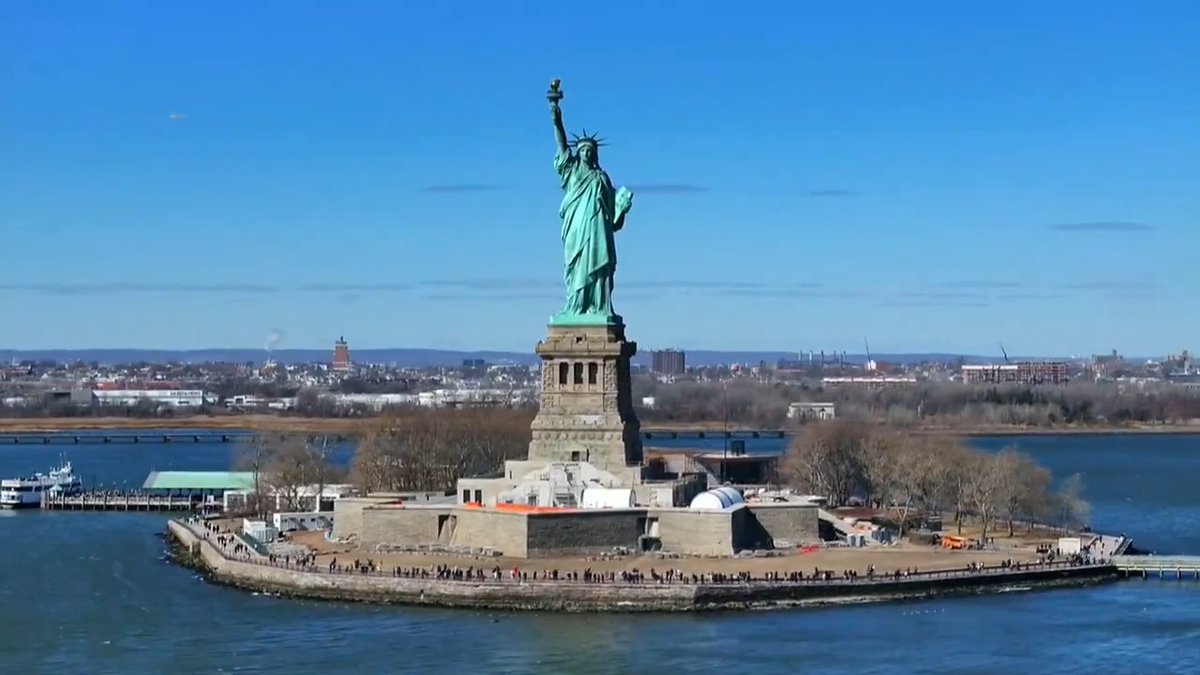 Reporter’s Notebook: 140 years ago, the Statue of Liberty arrived in New York Harbor as a gift from France, rooted in abolition and democracy. Today, she still stands as a reminder of America’s founding promise. John Dickerson explains.