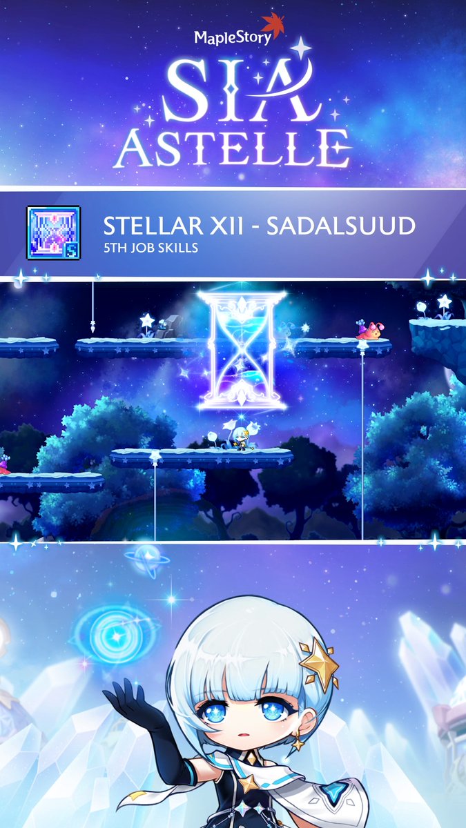 Haven't created your very own Sia Astelle yet? Take a peek at some of her beautiful ability animations along with her STELLAR 6th Job Origin Skill!